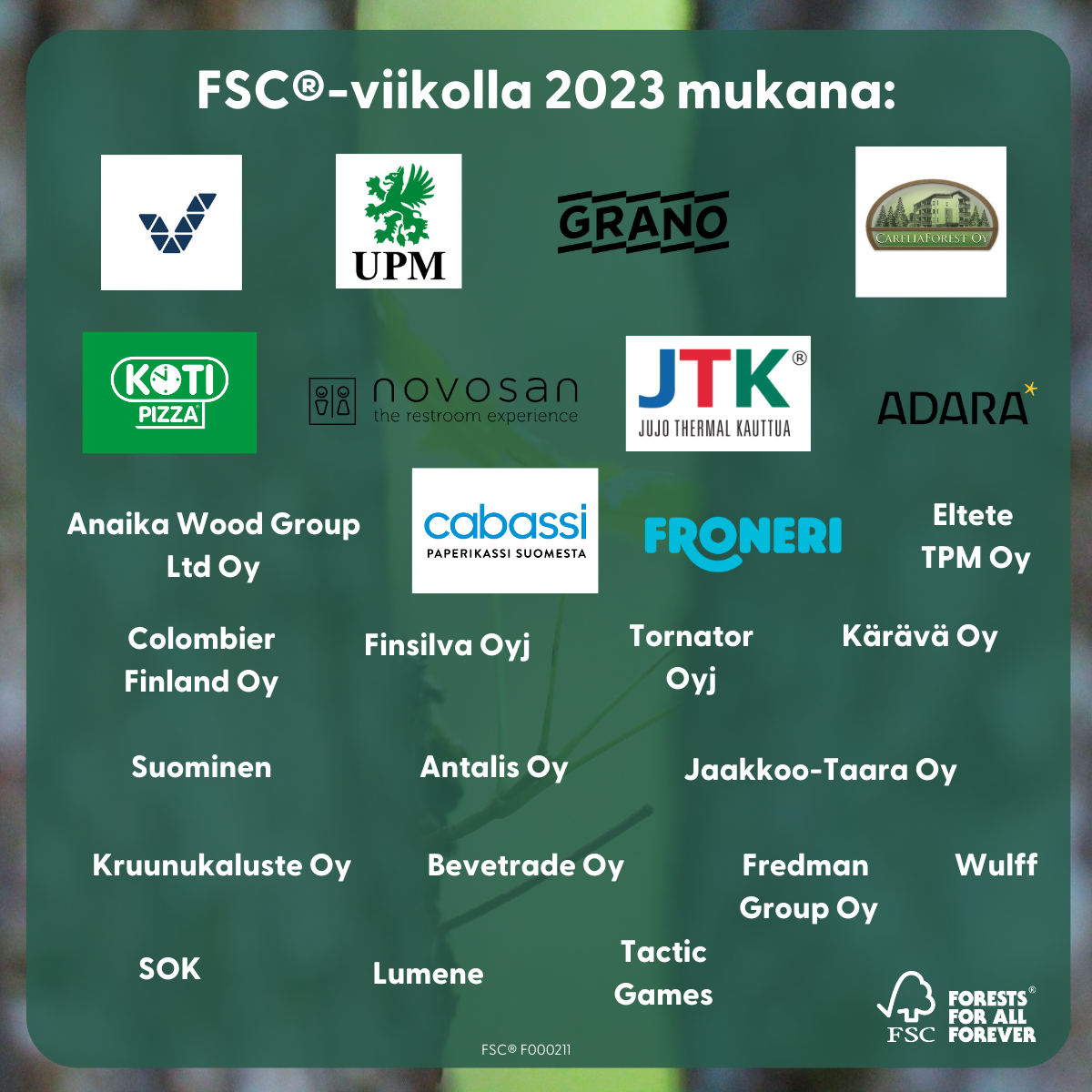 fsc viikolla mukana