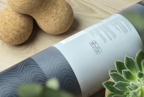 Yoga mat label