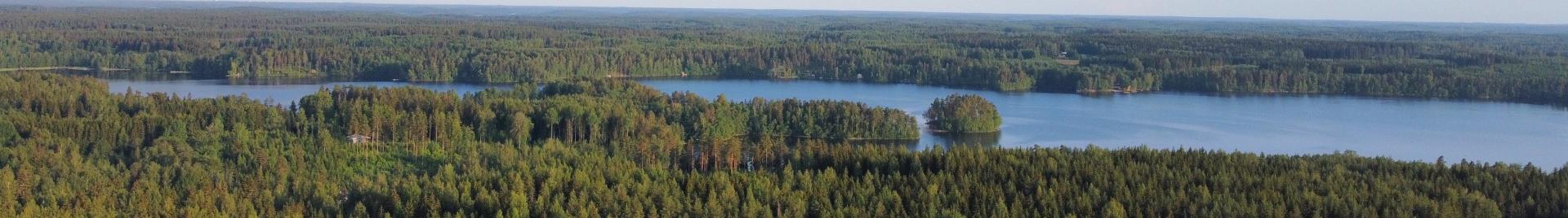 Dronekuva järvestä